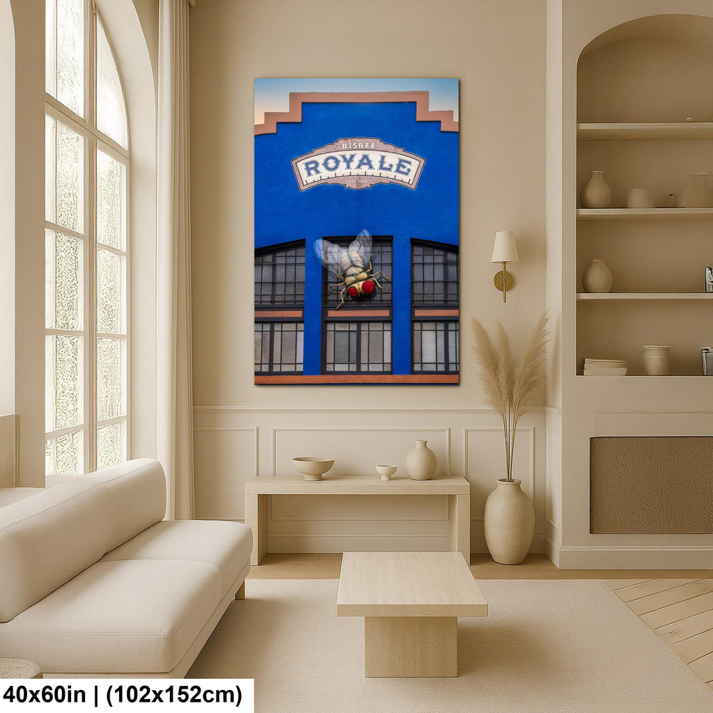 Bisbee Royale Theater Fly Sculpture Colorful Arizona Landmark Photography Wall Art