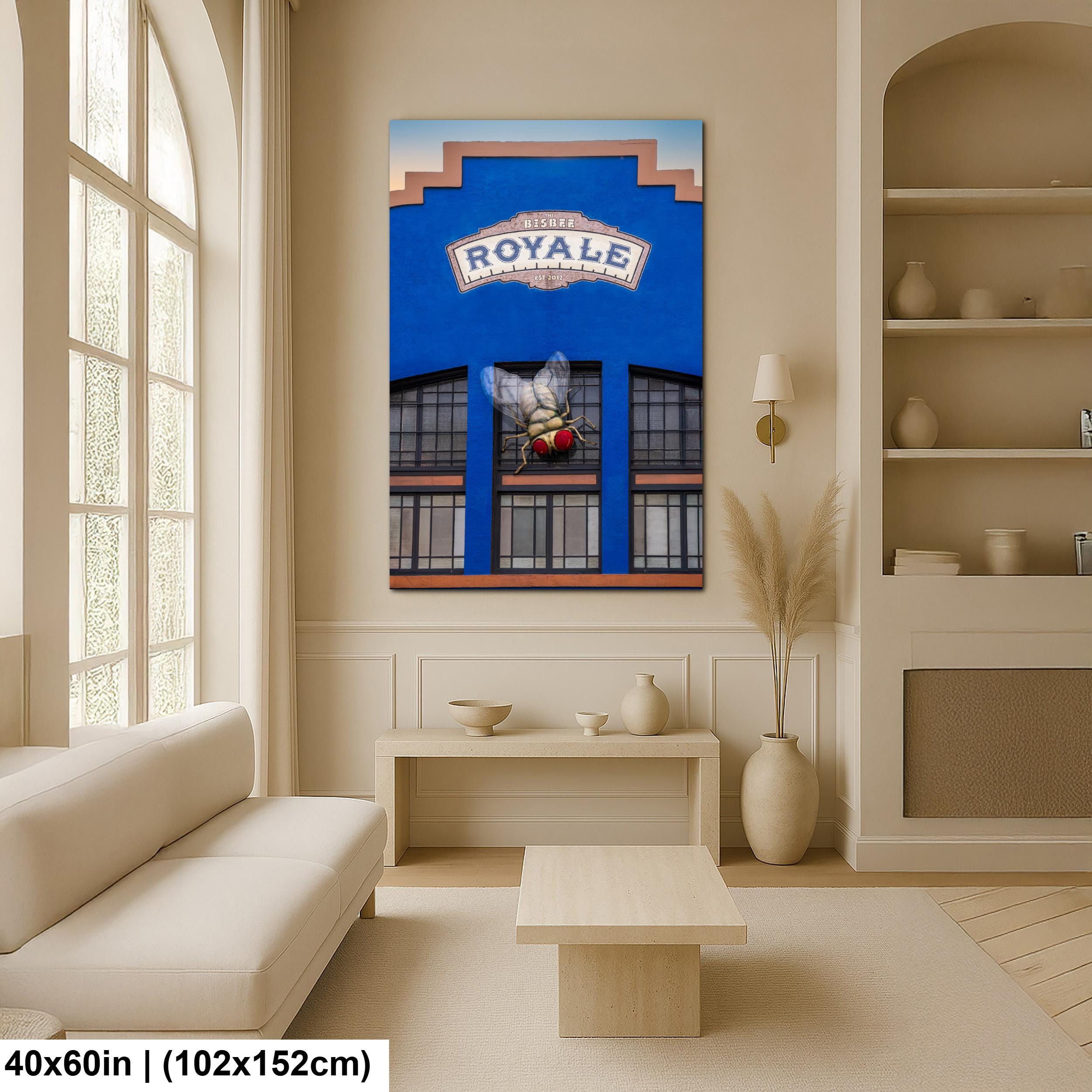 Bisbee Royale Theater Fly Sculpture Colorful Arizona Landmark Photography Wall Art