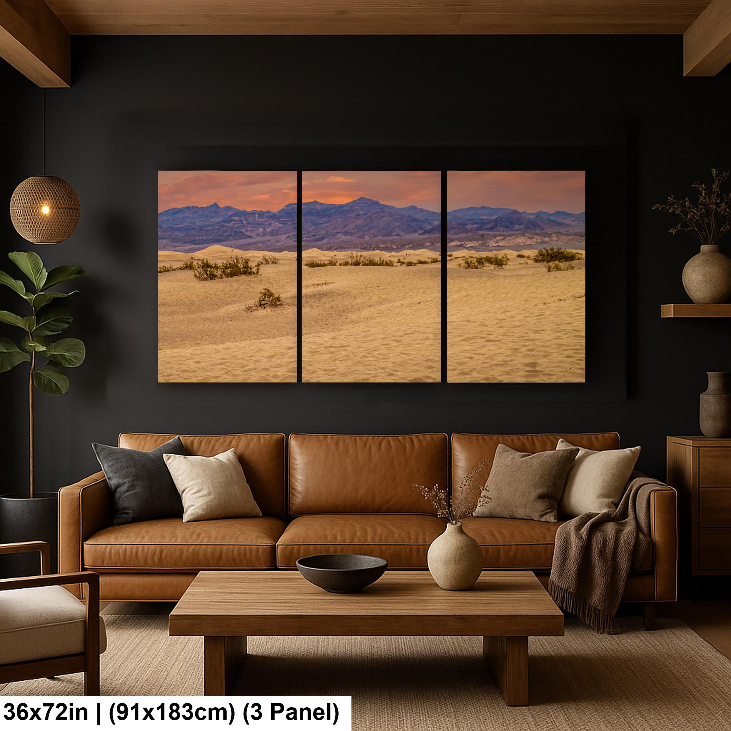 Mesquite Flat Sand Dunes Desert Landscape Photography Print, Death Valley National Park, California Wall Art