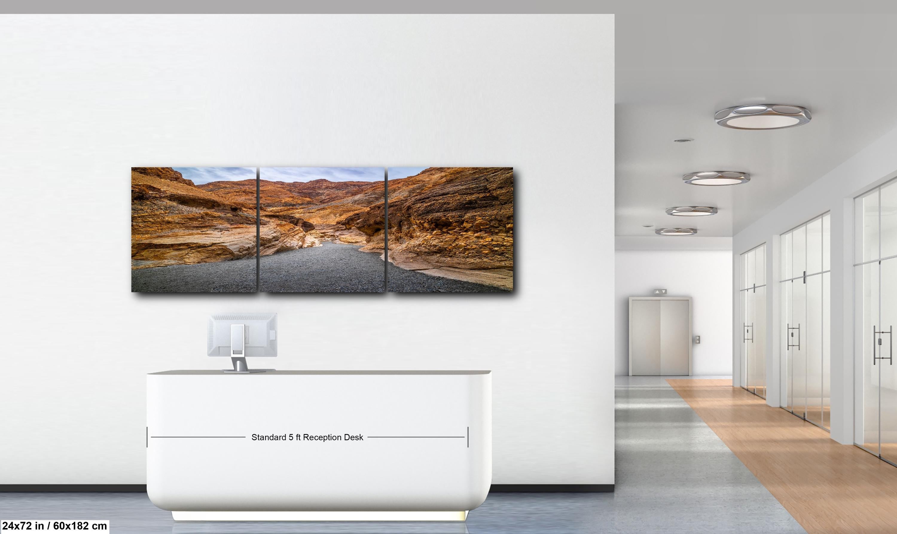 Golden Canyon Trail Death Valley Photography Print, California Desert Landscape Wall Art, Southwest Geology Decor