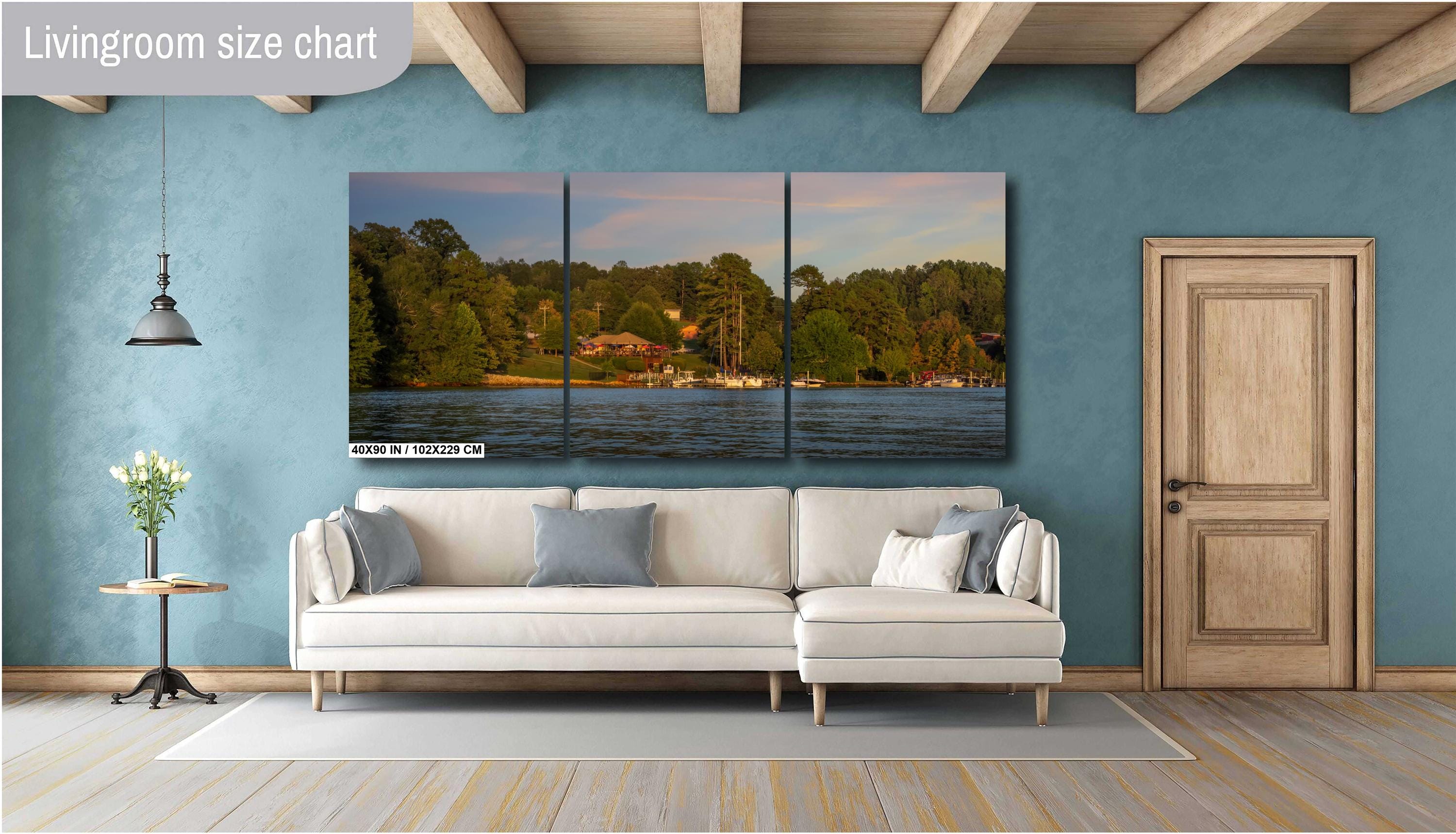 Cabana Lake Keowee at Sunset Dock and Dine South Carolina Print Wall Art Photography Aluminum/Acrylic/Metal/Canvas Nature Water Photography