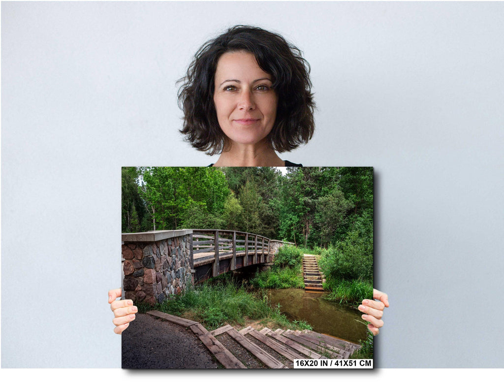 Swinging Bridge: Jay Cooke State Park, Minnesota Nature Photography Wall Art
