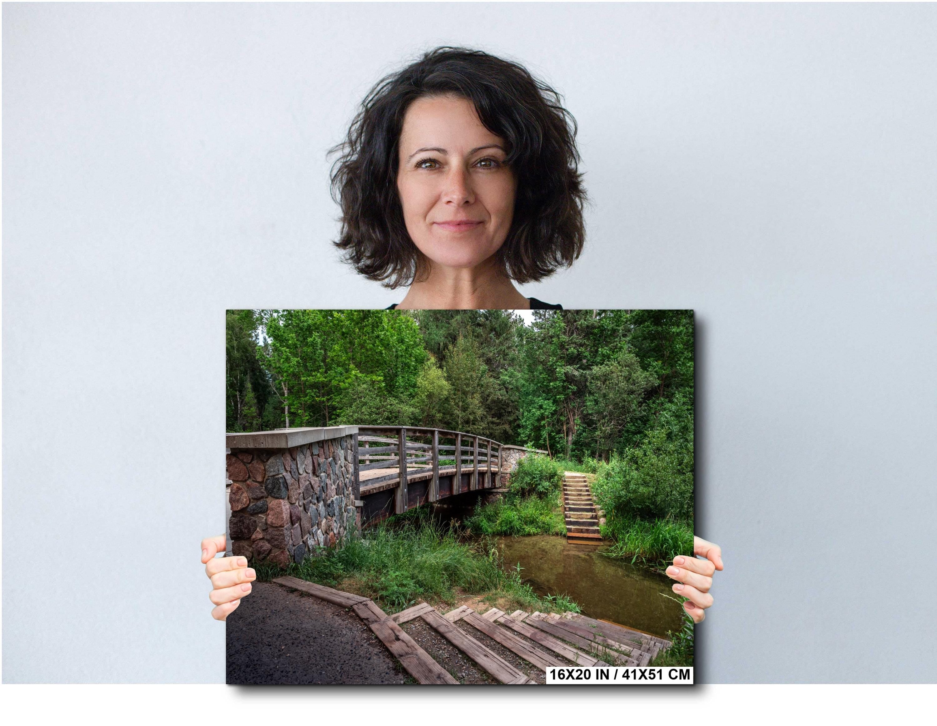 Swinging Bridge: Jay Cooke State Park, Minnesota Nature Photography Wall Art