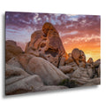 Skull Rock at Sunset, Joshua Tree National Park California Photography Print