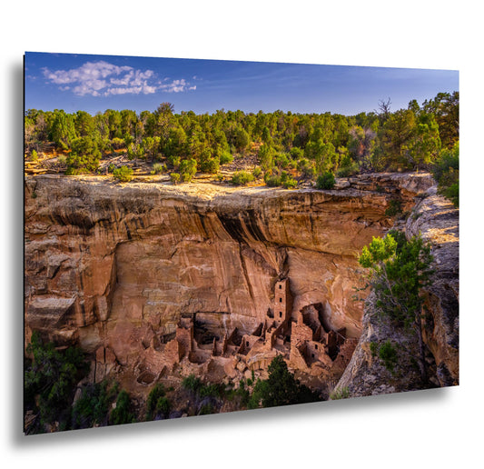 Cliff Palace at Mesa Verde National Park Photography Print, Cortez Colorado Wall Art, Ancient Pueblo Ruins Decor