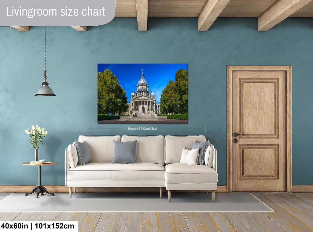 Springfield Illinois State Capitol Dome Photography Print