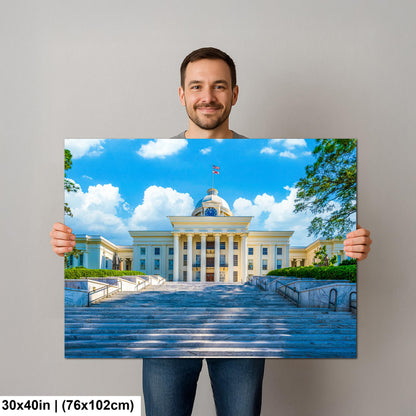 Alabama State Capitol Front Staircase, Montgomery Wall Art Photography