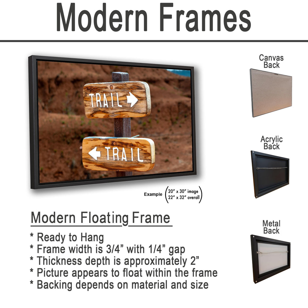 Pathfinder Choice: Rustic Arrow Trail Signs Wyoming Photography Wall Art