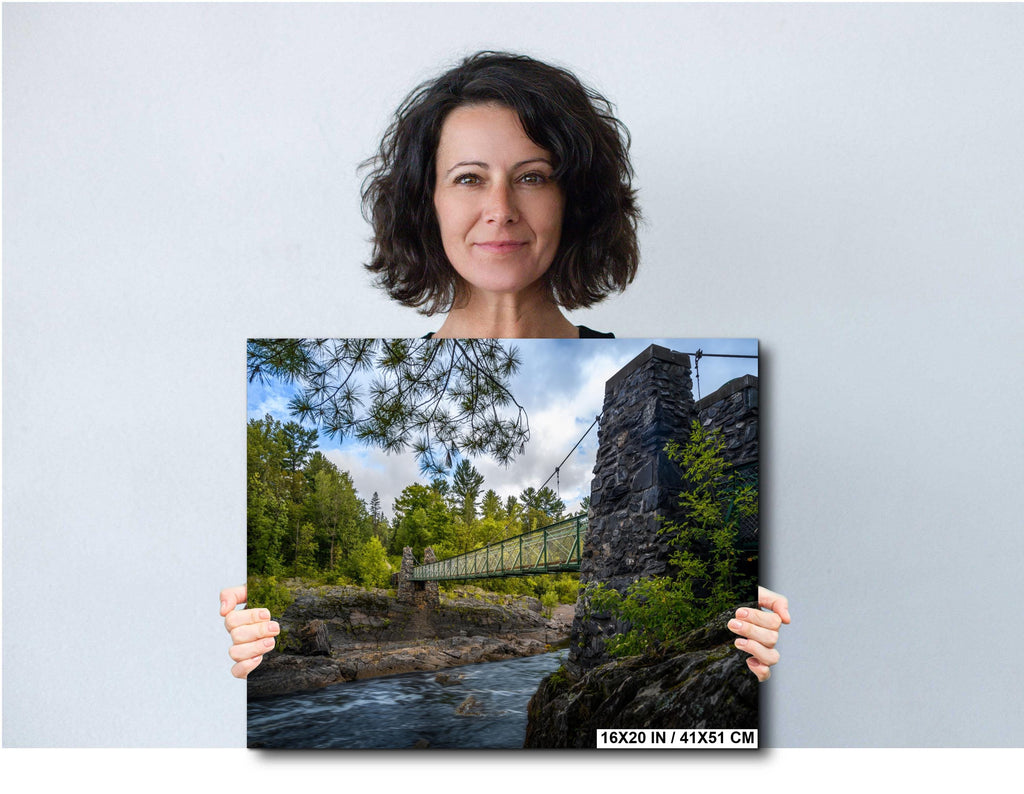 Swinging Bridge: Jay Cooke State Park, Minnesota Photography Wall Art