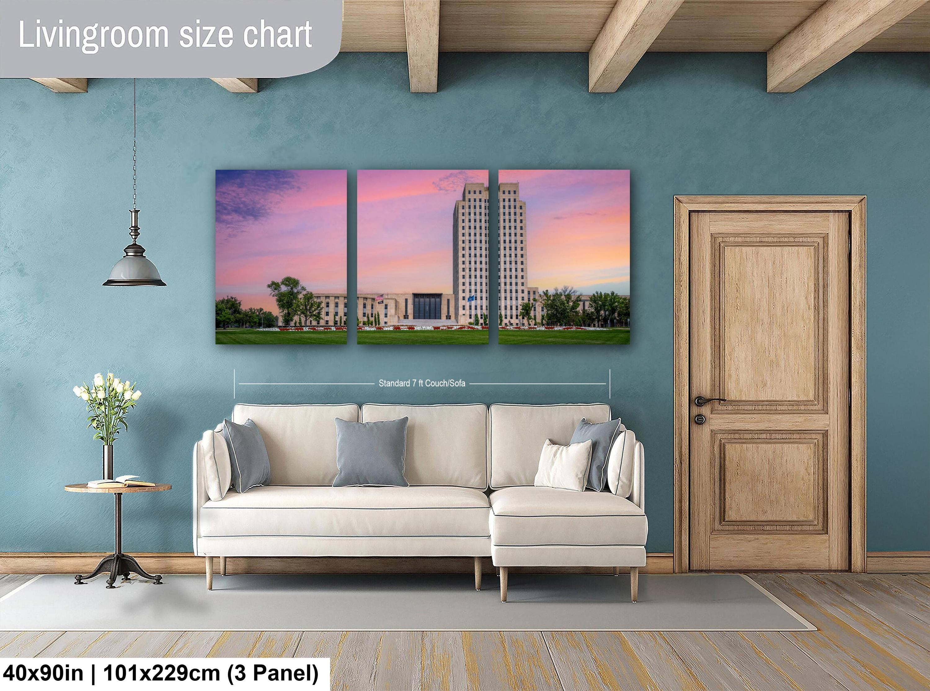 North Dakota State Capitol Sunset Skyscraper, Bismarck Architectural Photography Wall Art
