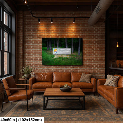 Gulpha Gorge Sign at Hot Springs National Park Arkansas Photography Wall Art Print