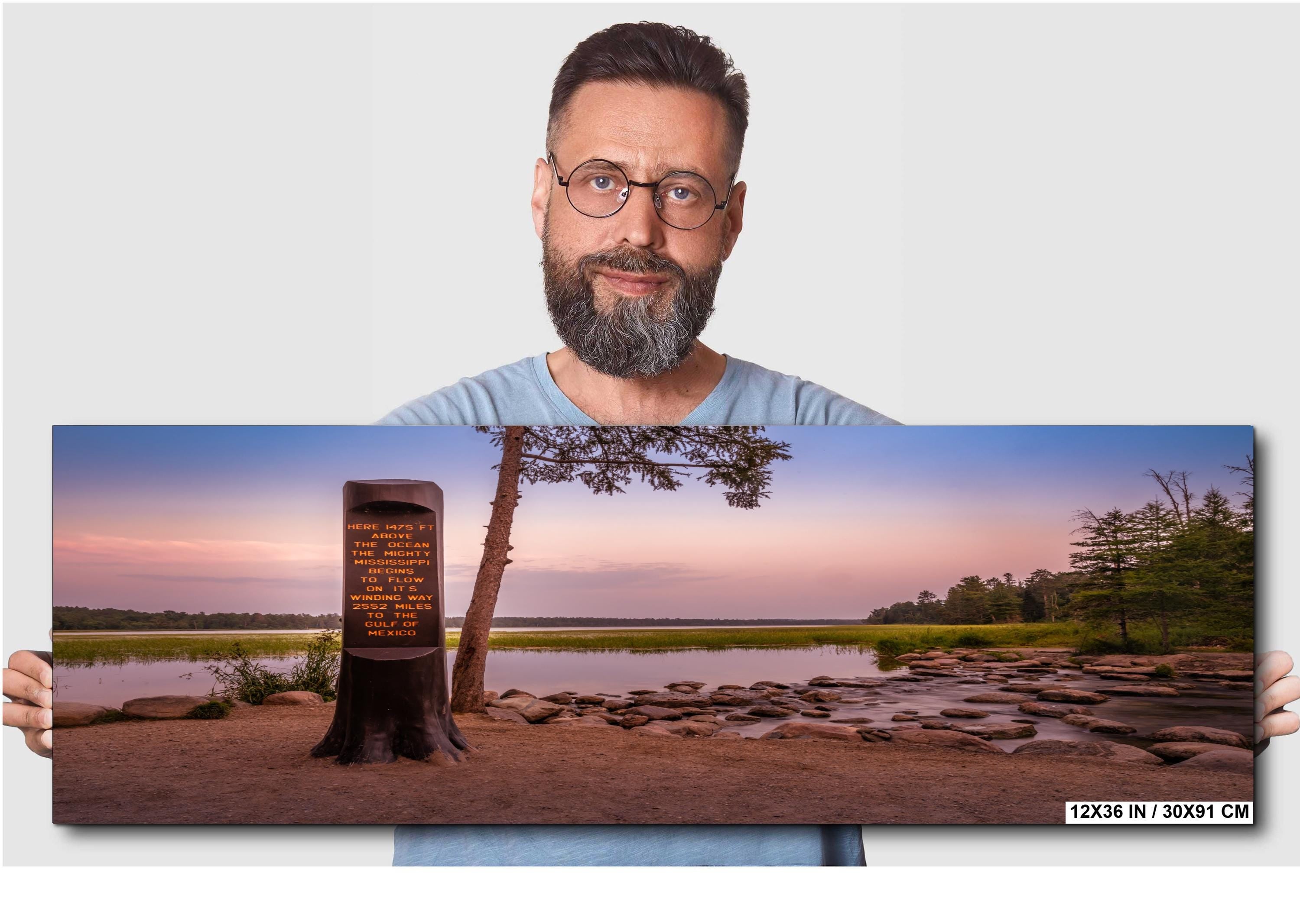 Lake Itasca Sunset: Mississippi Headwaters Nature Photography Wall Art