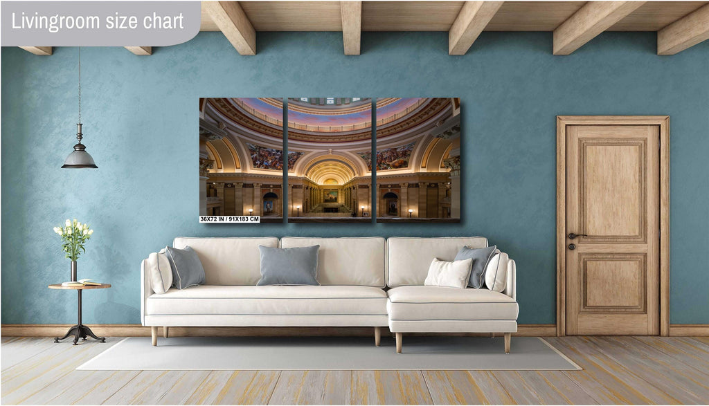 Oklahoma Capitol Rotunda Print: Historic Architecture Wall Art