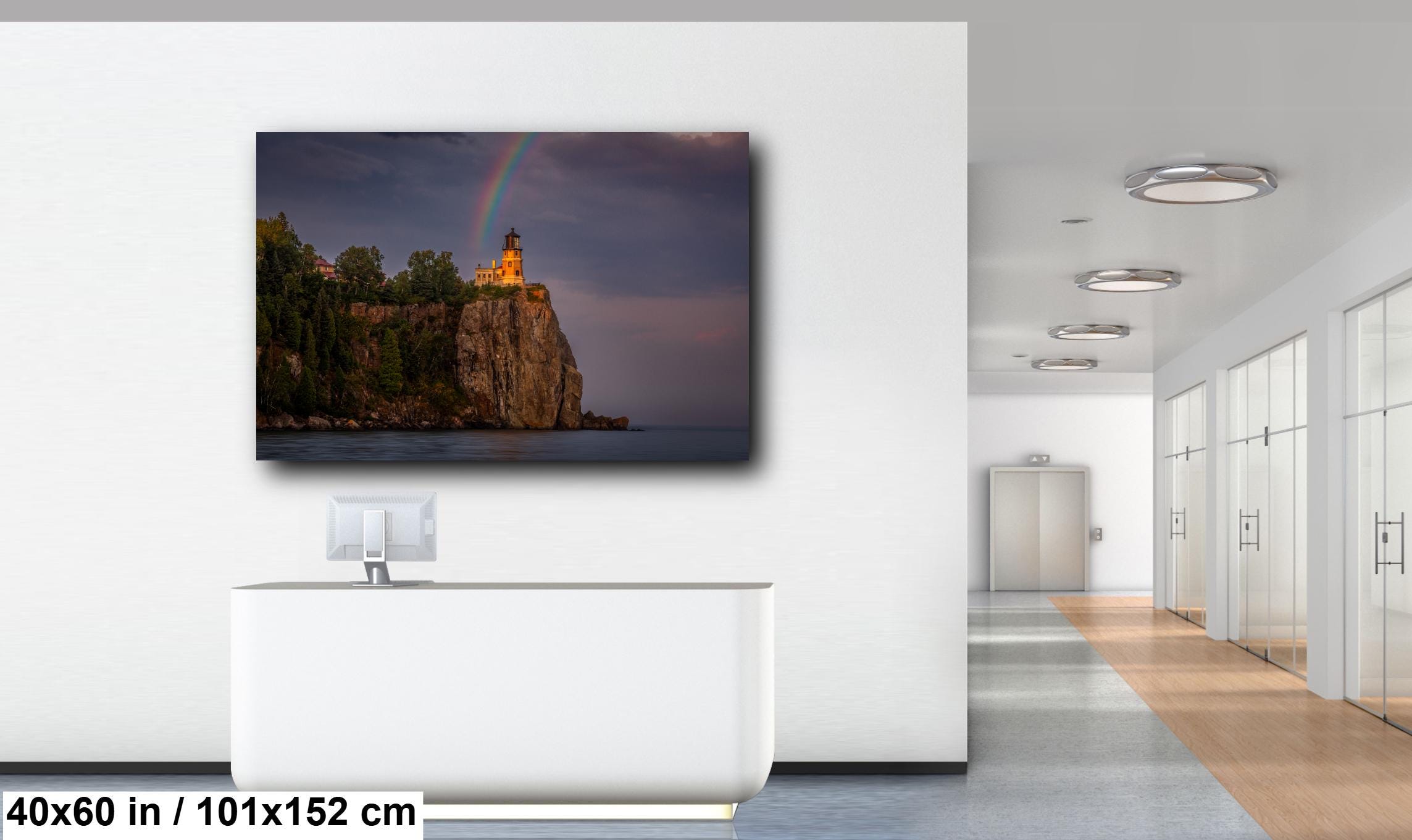 Split Rock Lighthouse Print - Minnesota Wall Art | Lake Superior Decor & Scenic Cliff Artwork