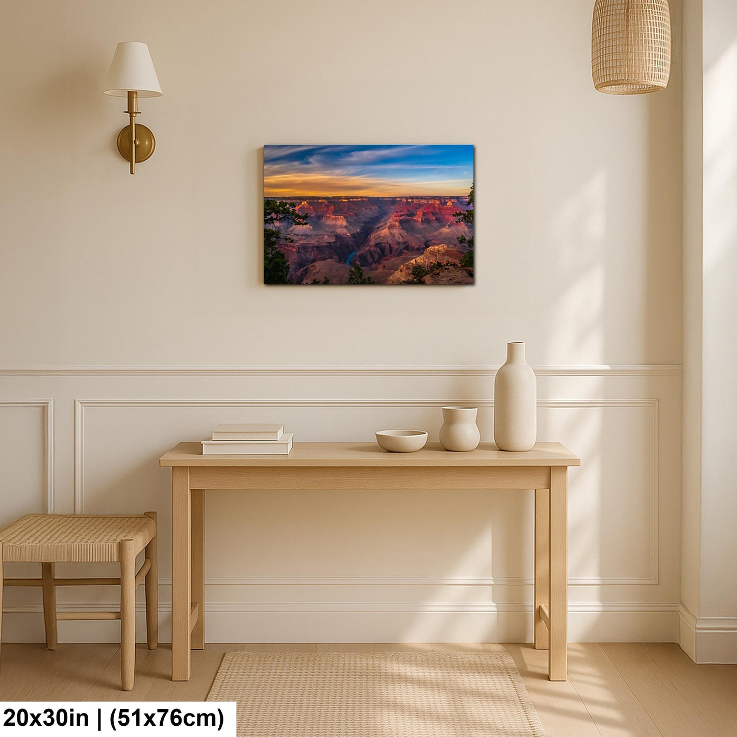 Grand Canyon Sunset Panorama – Colorado River Arizona Photography Wall Art