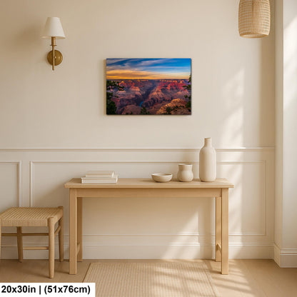 Grand Canyon Sunset Panorama – Colorado River Arizona Photography Wall Art