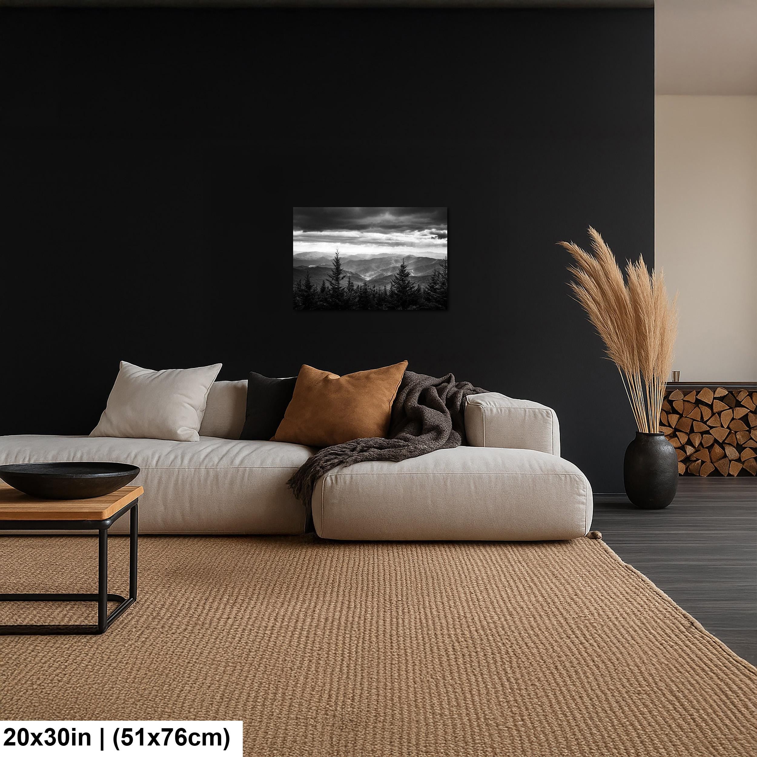Stormbound Silence: Great Smoky Mountains National Park Tennessee Wall Art