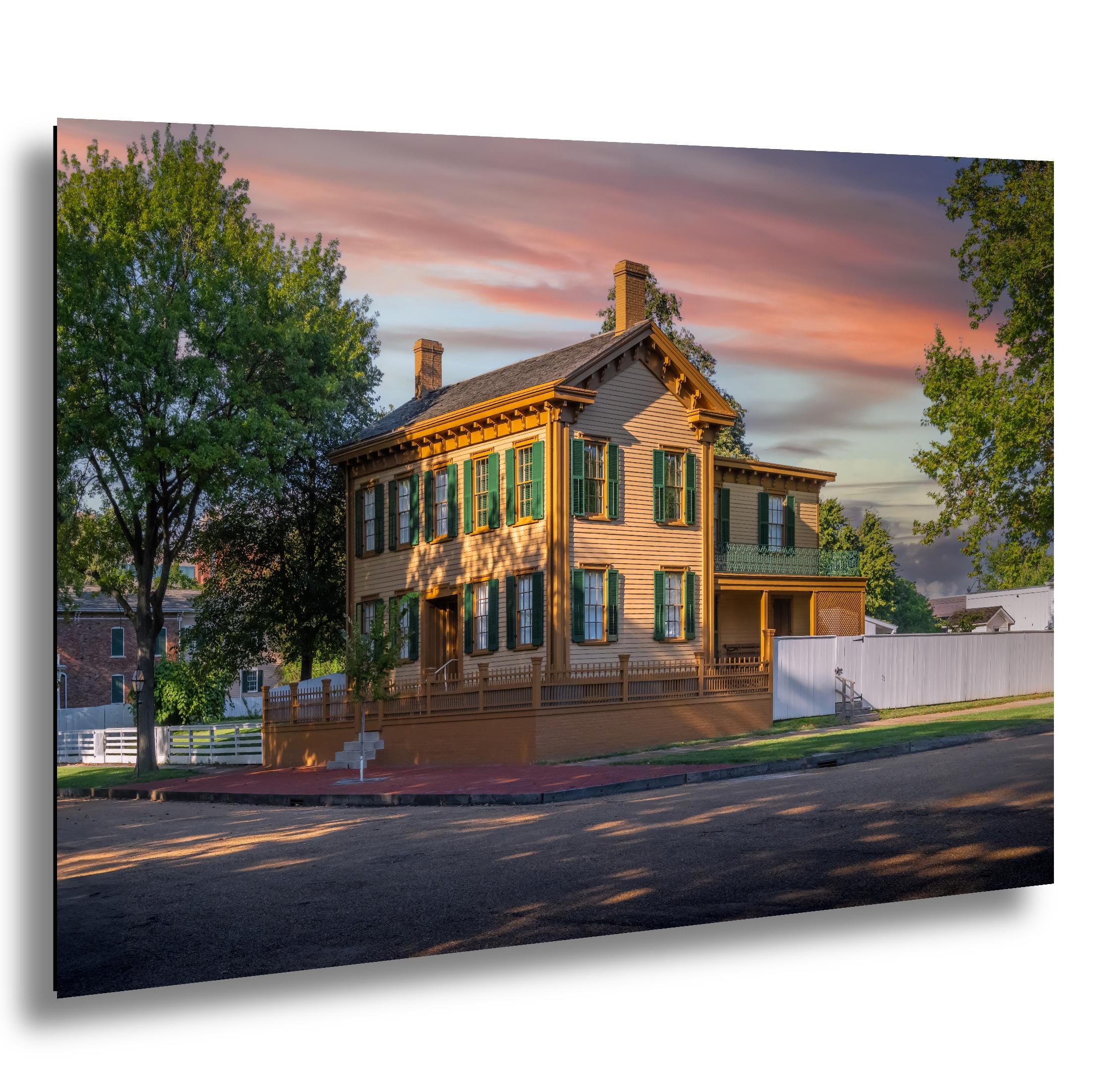 Lincoln Home Springfield Illinois Historic Site Photography Wall Art
