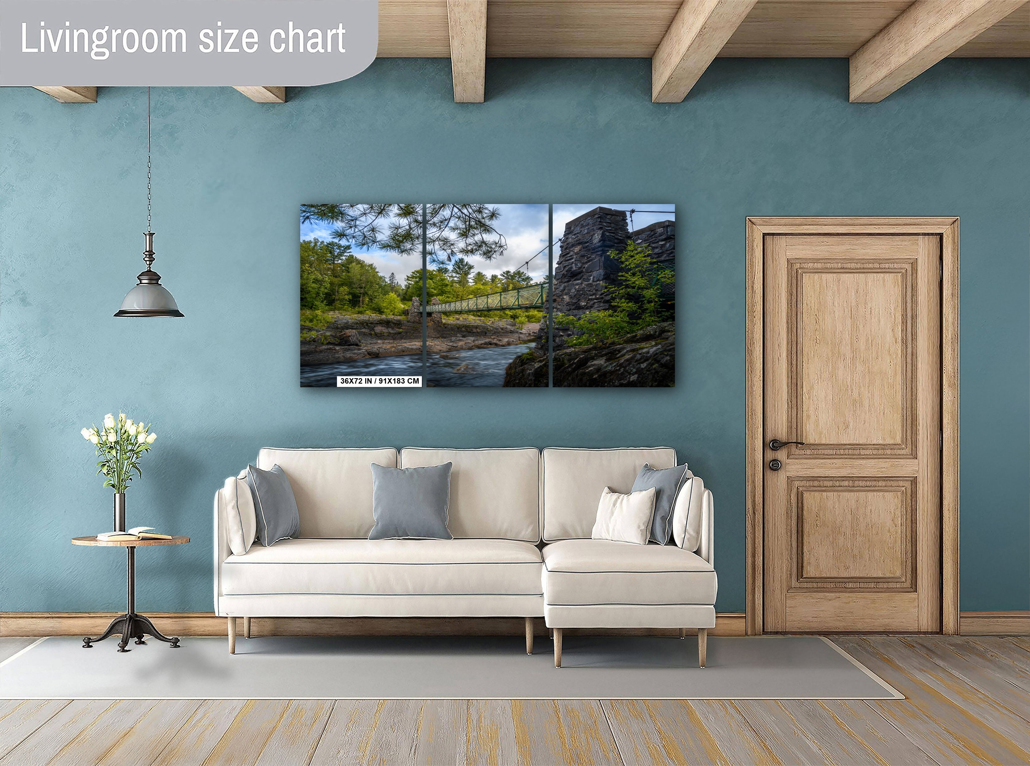 Swinging Bridge: Jay Cooke State Park, Minnesota Photography Wall Art
