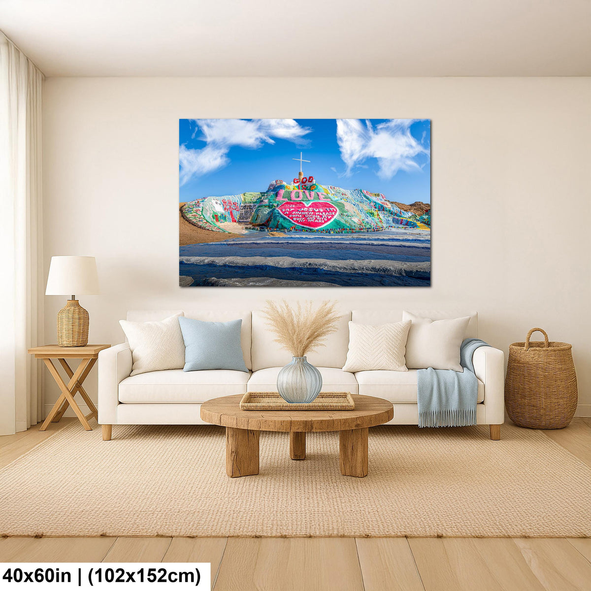 Salvation Mountain: Slab City California Colorful Folk Art Photo Wall Art