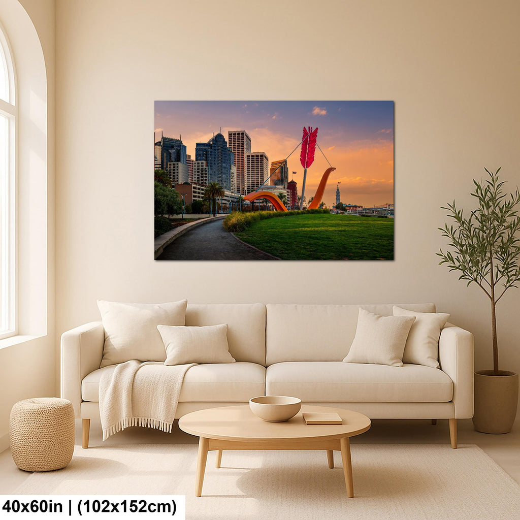 Giant Arrow: Cupid's Span San Francisco California Photography Wall Art