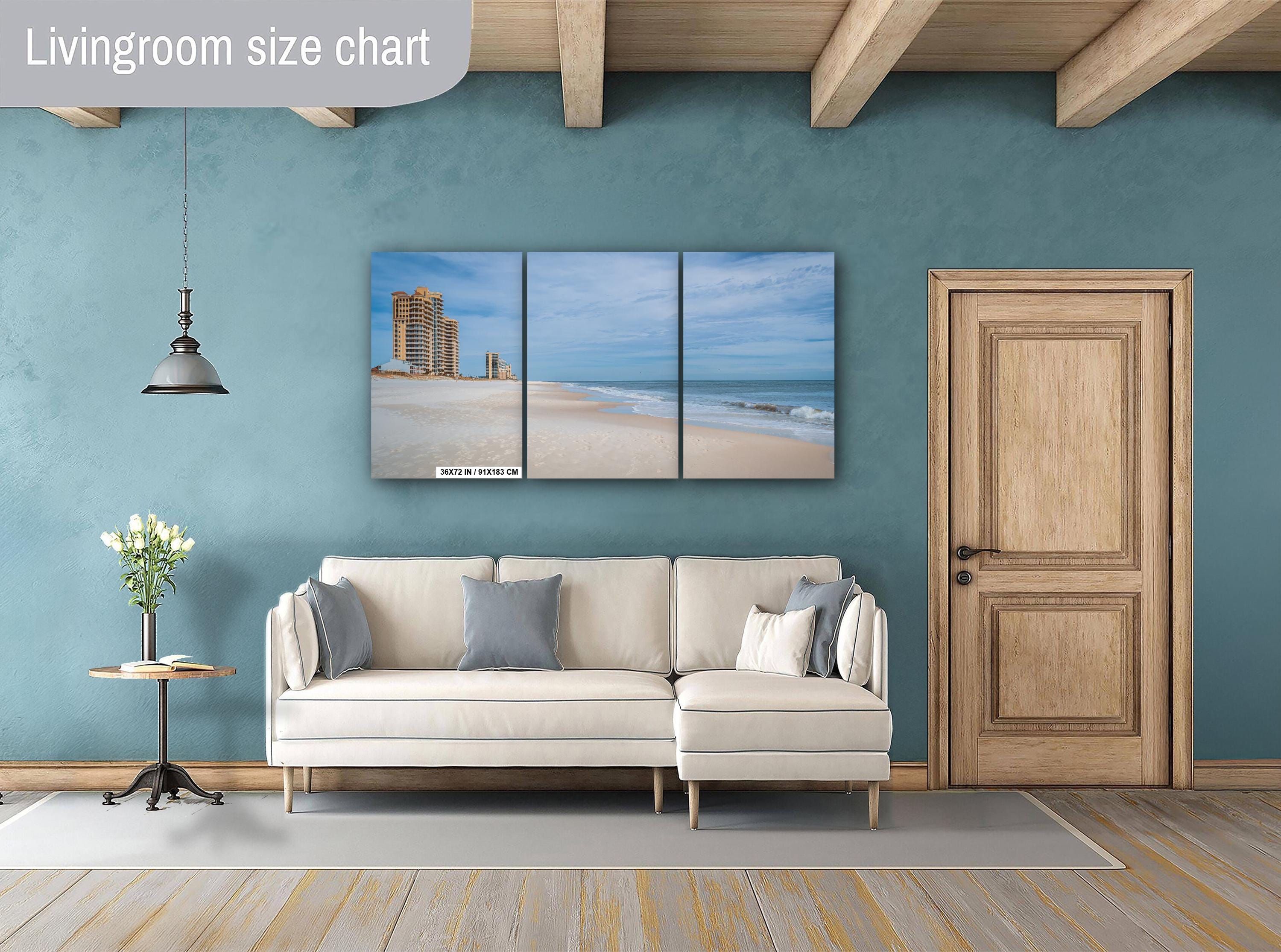 Quiet Perdido Key Beach with Lone Towers Florida Panhandle Winter Print Wall Art Photography Aluminum/Acrylic/Metal/Canvas Travel Decor