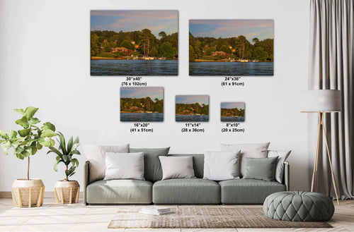 Cabana Lake Keowee at Sunset Dock and Dine South Carolina Print Wall Art Photography Aluminum/Acrylic/Metal/Canvas Nature Water Photography
