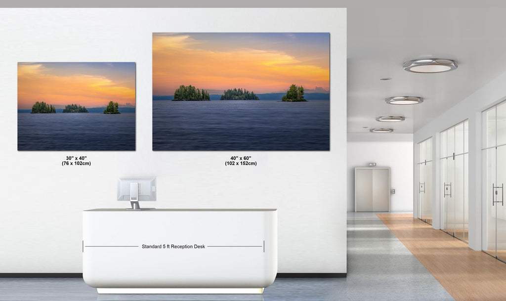 Voyageurs National Park Sunset Lake Islands Photography Wall Art