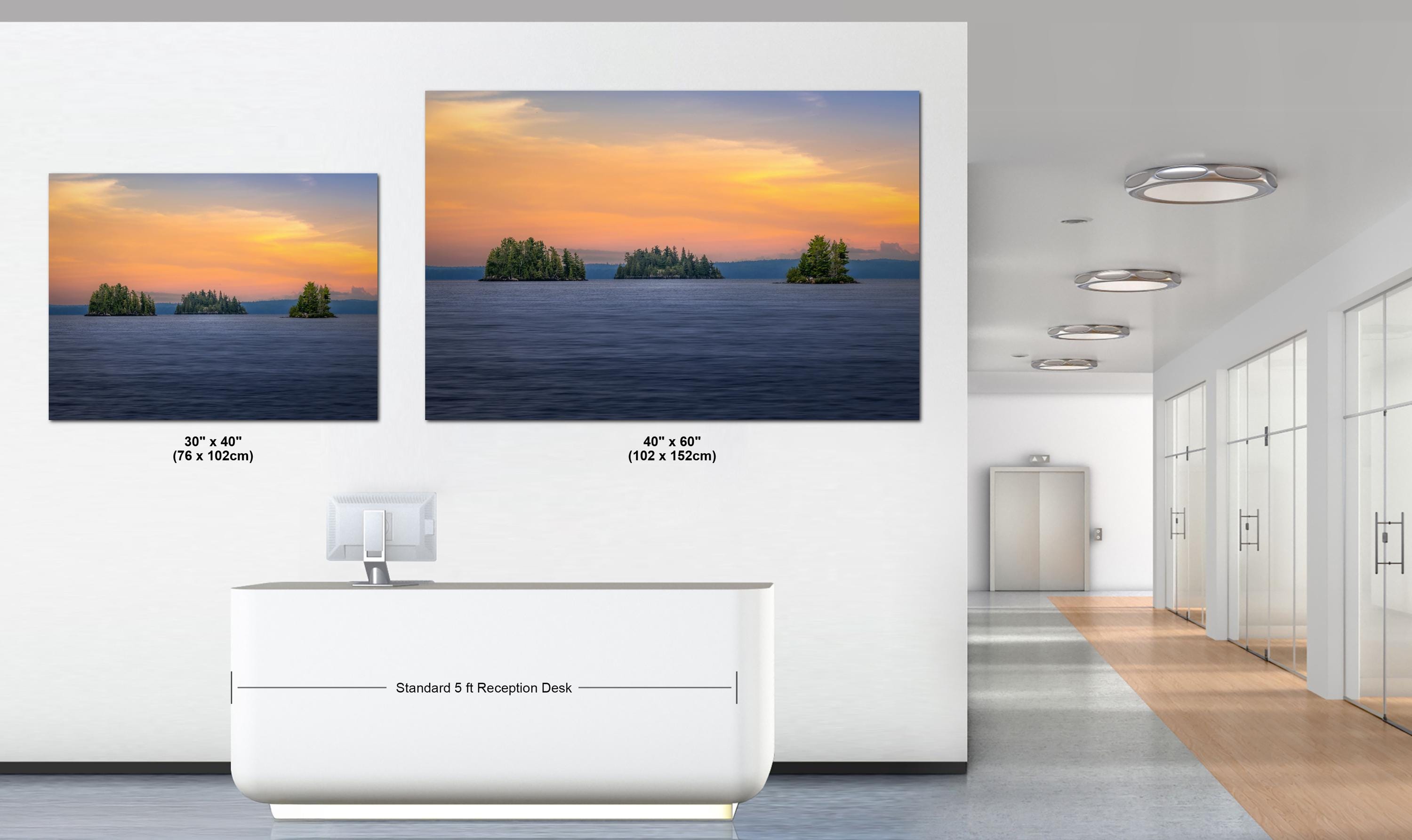 Voyageurs National Park Sunset Lake Islands Photography Wall Art