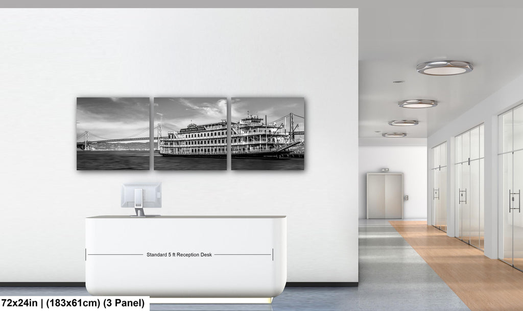 Bay City Icons: San Francisco Belle & Bay Bridge CA Photography Wall Art