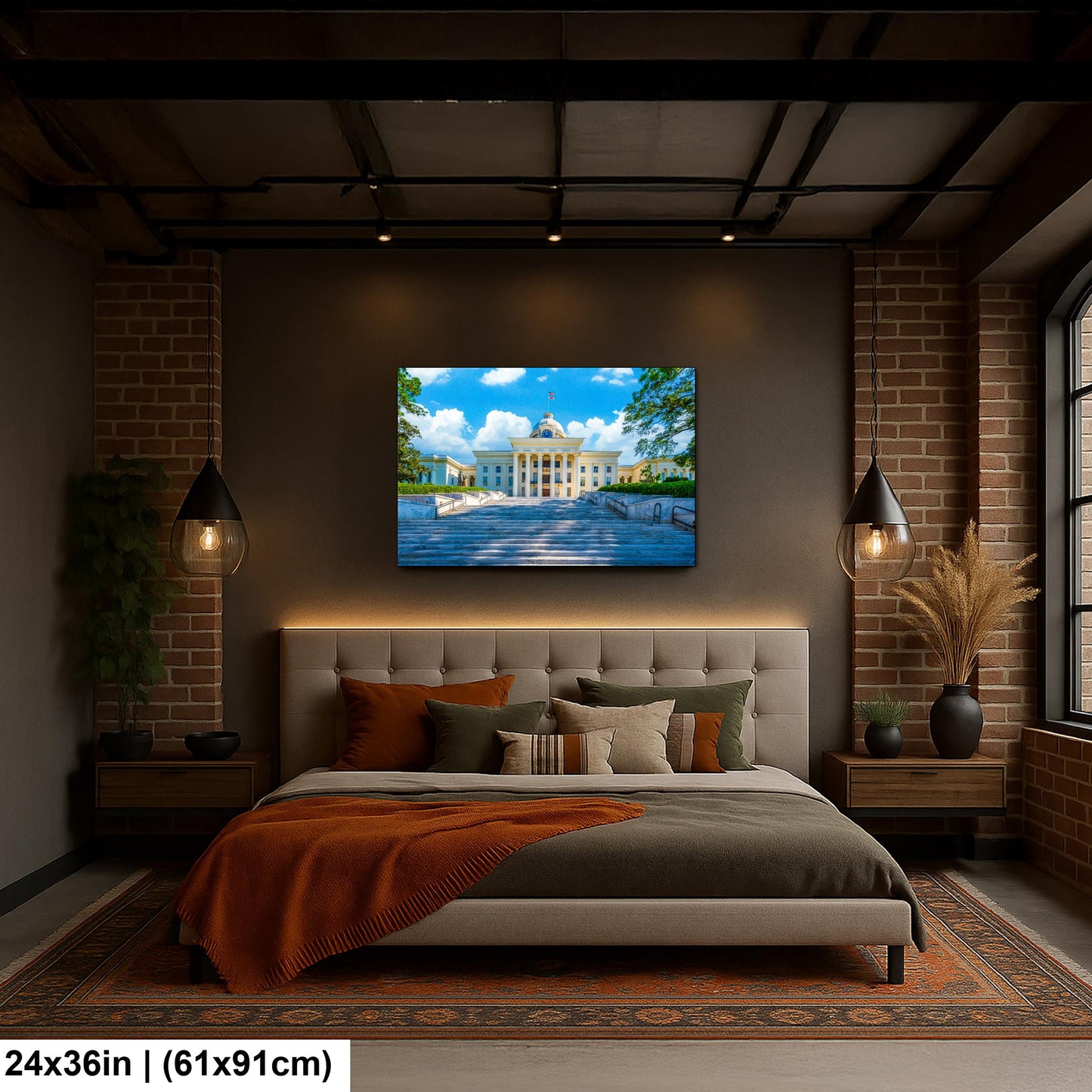 Alabama State Capitol Front Staircase, Montgomery Wall Art Photography