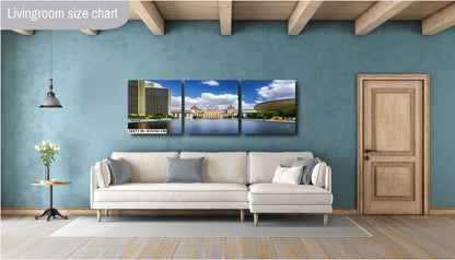 New York State Capitol Print: Albany Landmark Reflecting Pool Photography