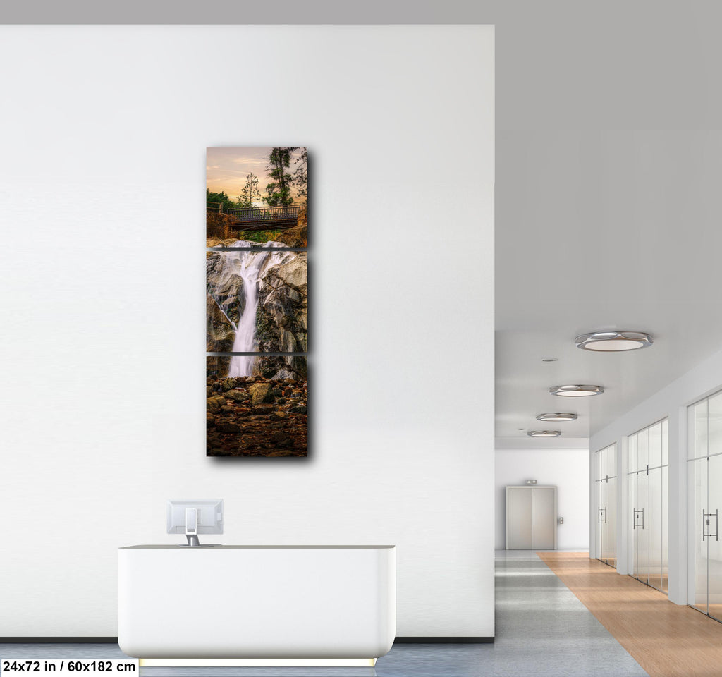Helen Hunt Falls Evening Photography Print, North Cheyenne Canyon Colorado Springs, Rocky Mountains Waterfall Wall Art