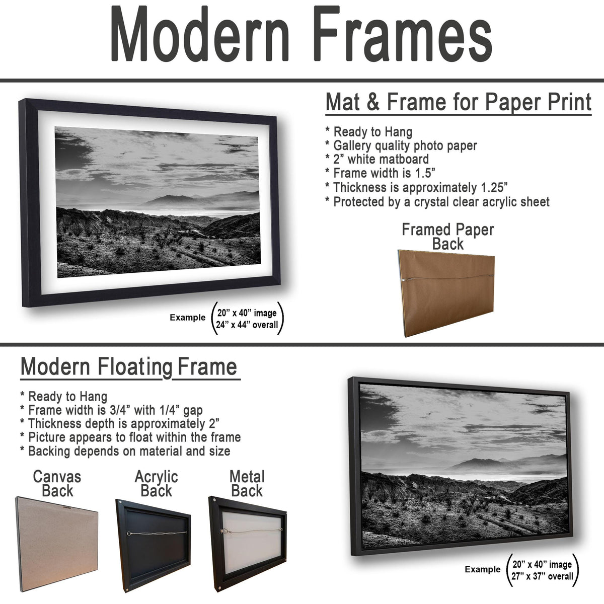 Desert Ridges: Salton Sea Mecca California Black White Photography Wall Art