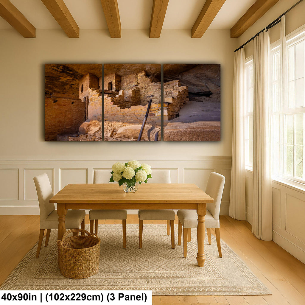 Ancient Cliff Dwelling at Mesa Verde National Park, Cortez Colorado Photography Print