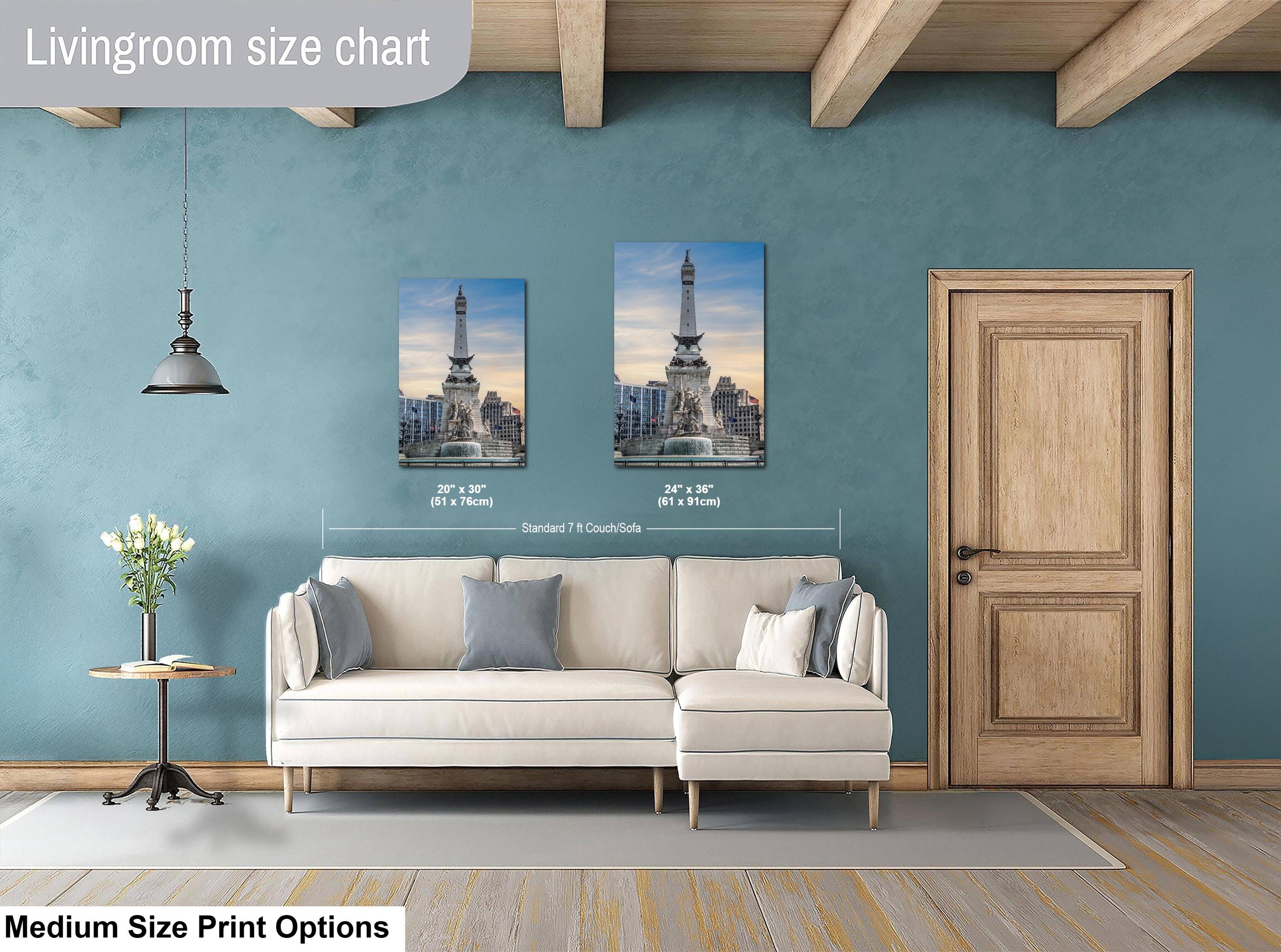 Indianapolis Indiana Soldiers and Sailors Monument Photography Wall Art