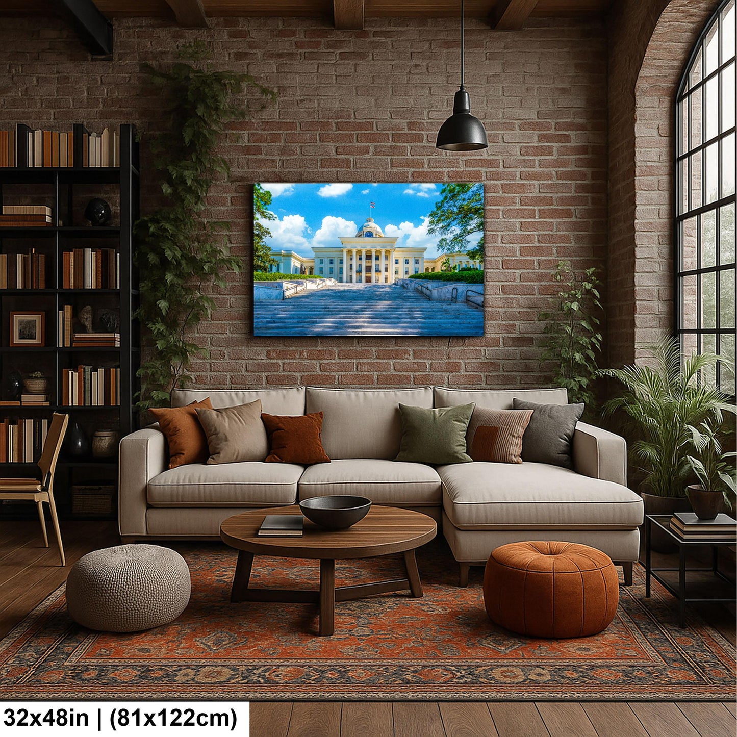 Alabama State Capitol Front Staircase, Montgomery Wall Art Photography