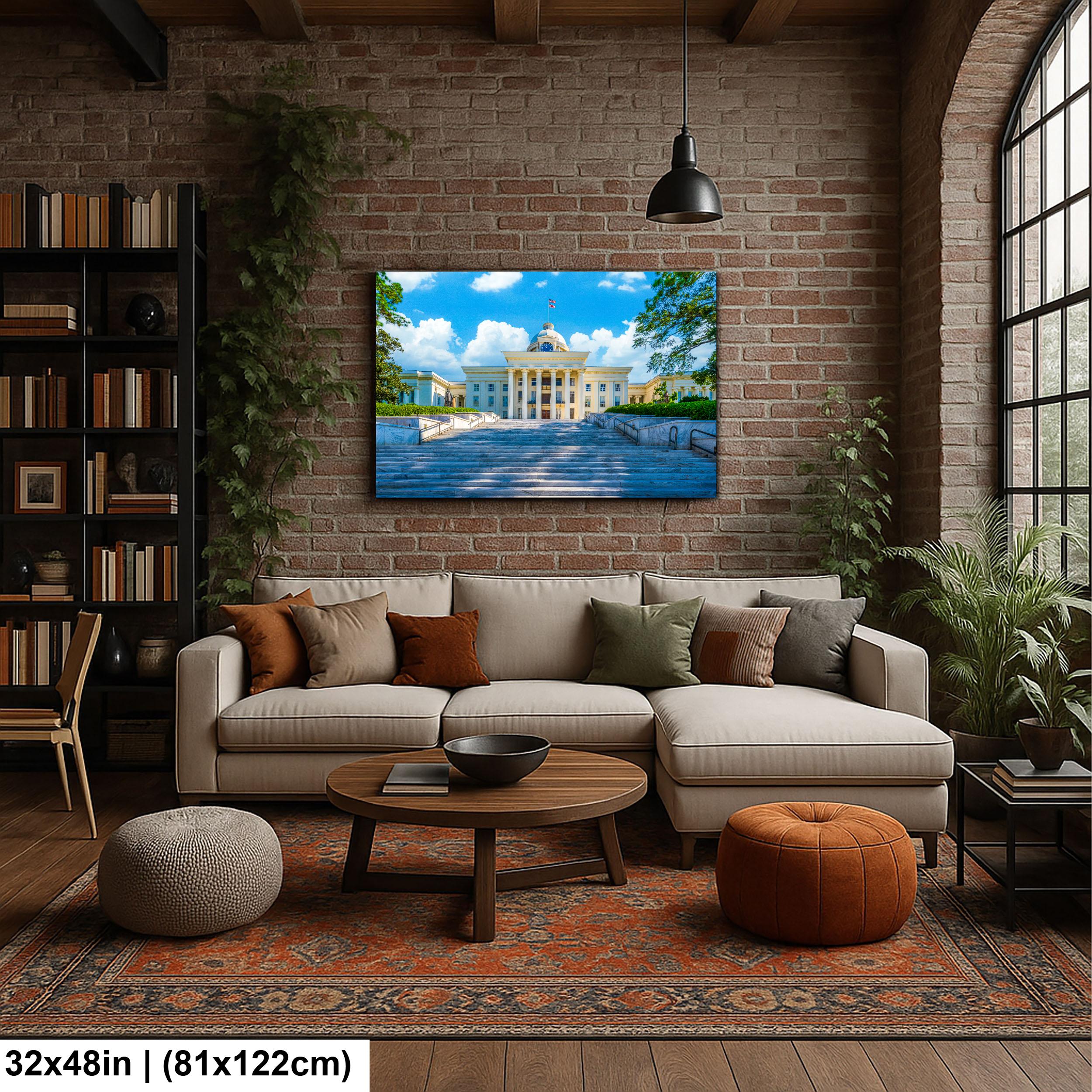 Alabama State Capitol Front Staircase, Montgomery Wall Art Photography