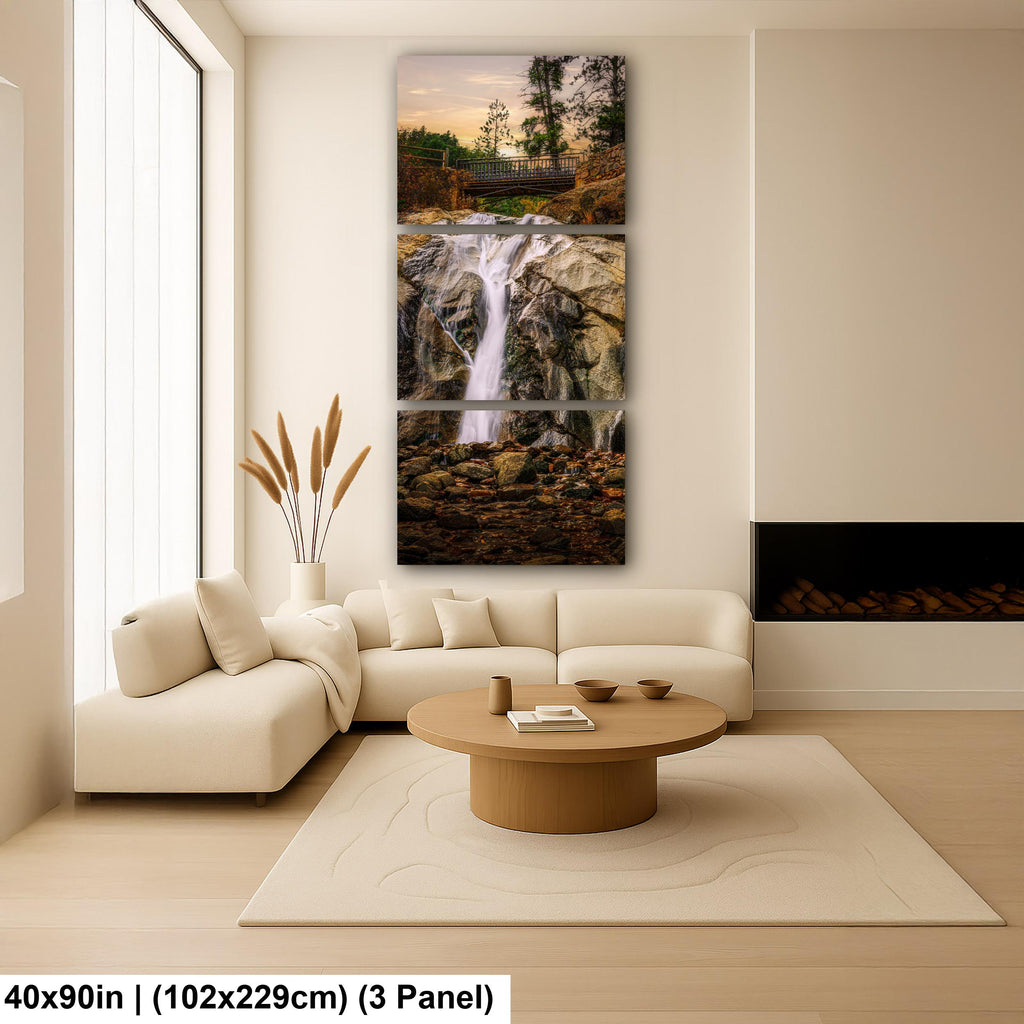 Helen Hunt Falls Evening Photography Print, North Cheyenne Canyon Colorado Springs, Rocky Mountains Waterfall Wall Art