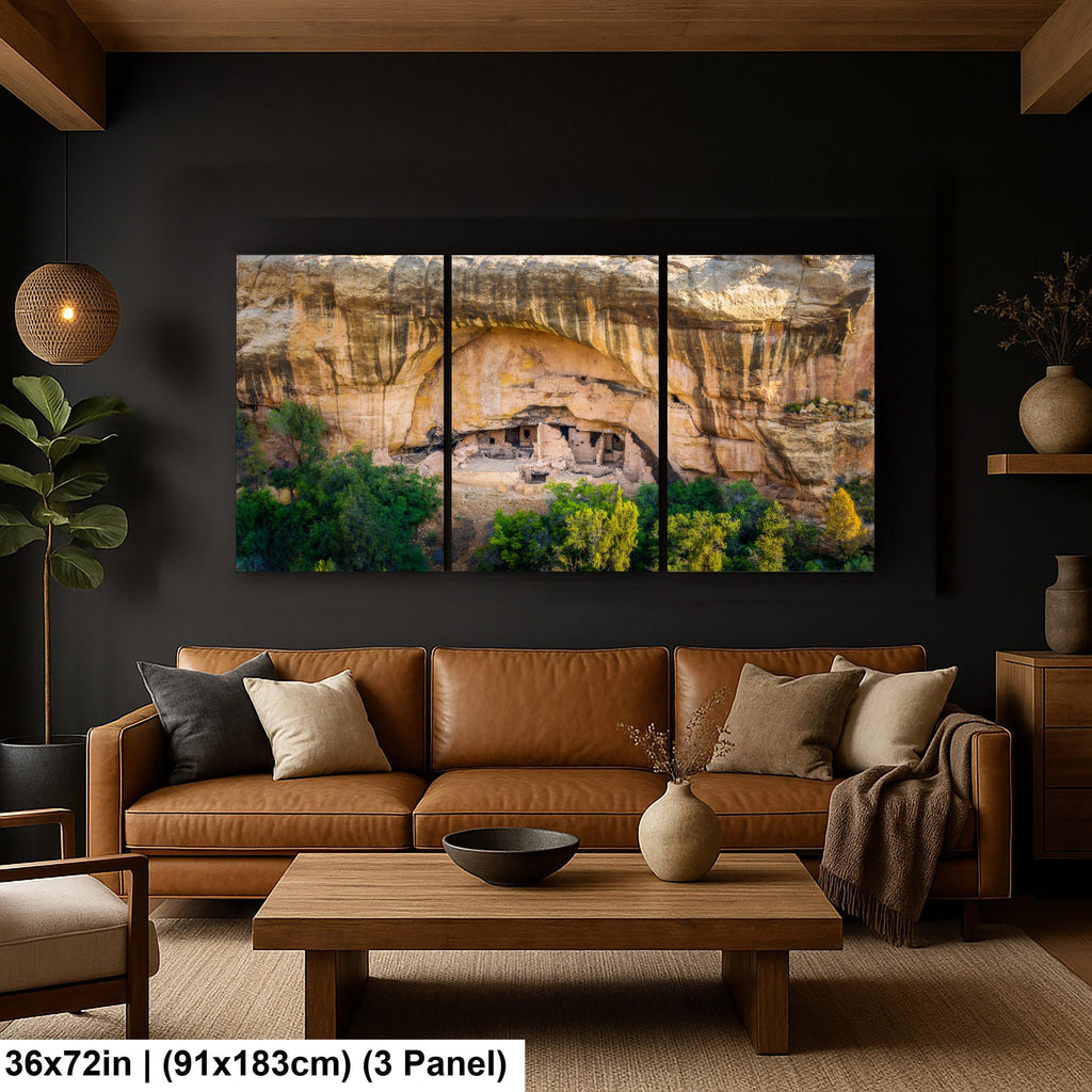 Ancient Cliff Ruins at Mesa Verde National Park, Cortez Colorado Photography Print