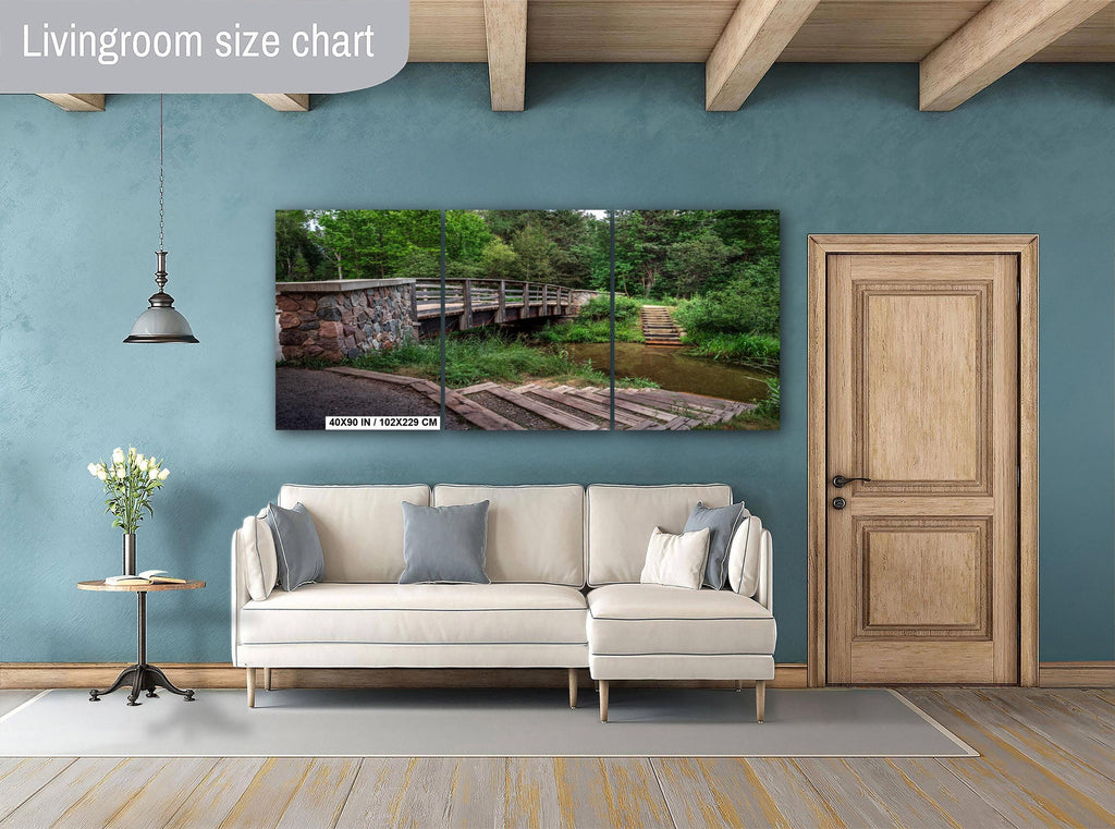 Swinging Bridge: Jay Cooke State Park, Minnesota Nature Photography Wall Art