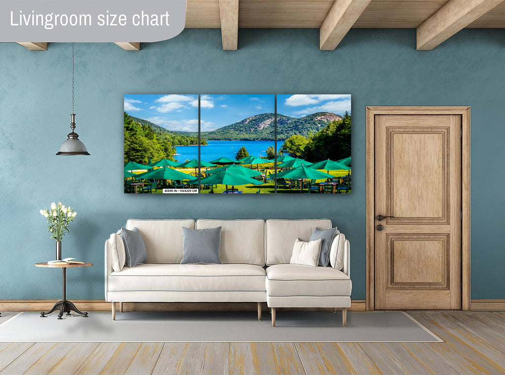 Acadia National Park Print: Jordan Pond Tea House, Maine Wall Art