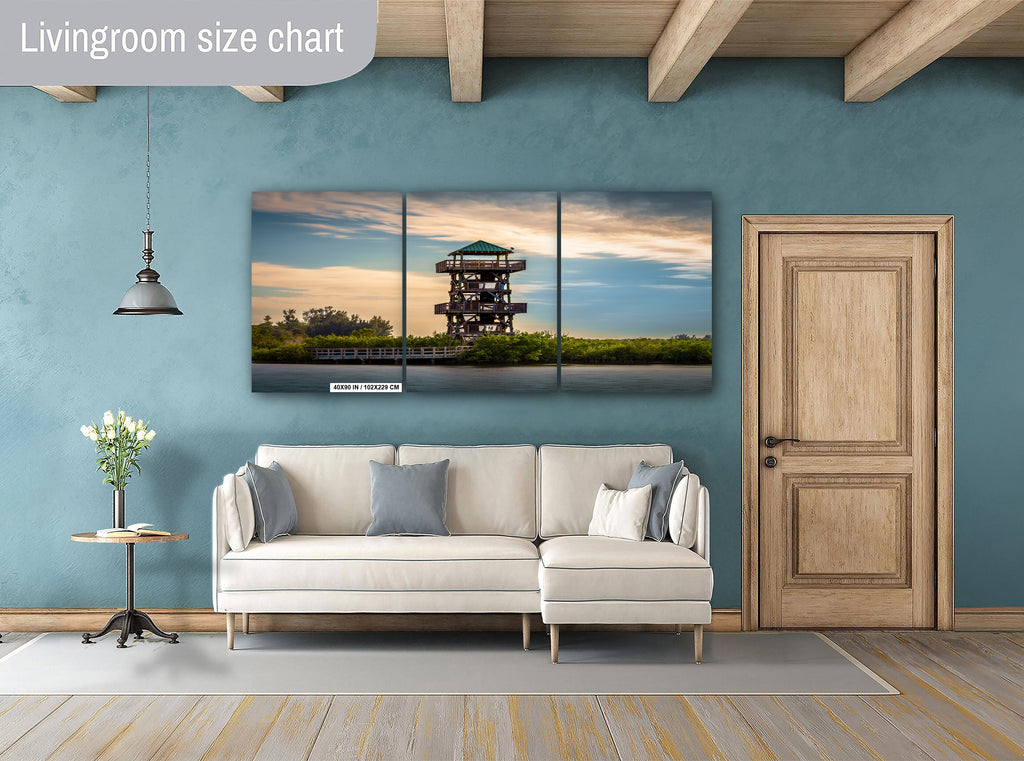 Bradenton’s Robinson Preserve Tower: Bradenton Florida Wood Tower Print Wall Art Photography Aluminum/Acrylic/Metal/Canvas