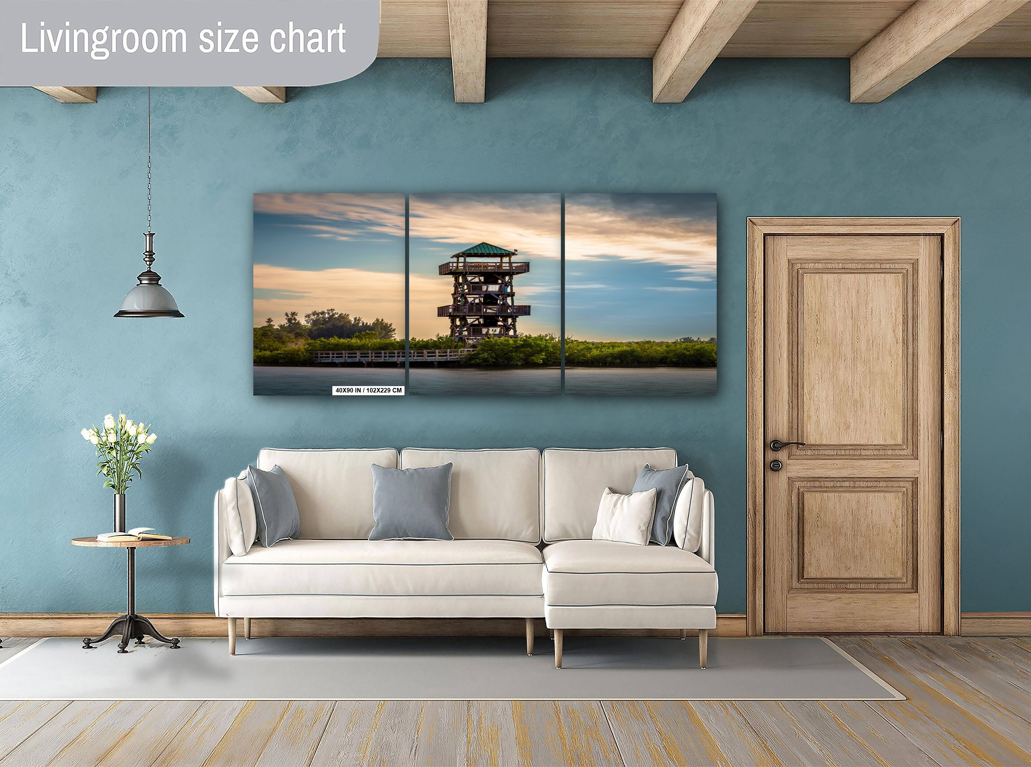 Bradenton’s Robinson Preserve Tower: Bradenton Florida Wood Tower Print Wall Art Photography Aluminum/Acrylic/Metal/Canvas