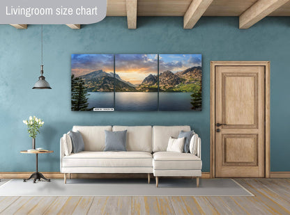 Cascading Beauty: Jenny Lake Wall Art Cascade Canyon Turnout Metal Acrylic Print Grand Teton National Park Landscape