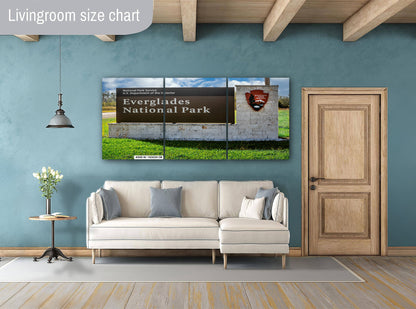 Gateway to the Wild: Welcome to Everglades National Park Florida Print Wall Art Photography Aluminum/Acrylic/Metal/Canvas