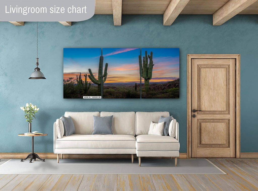 Saguaro Cactus Arizona Desert Landscape Photography Wall Art
