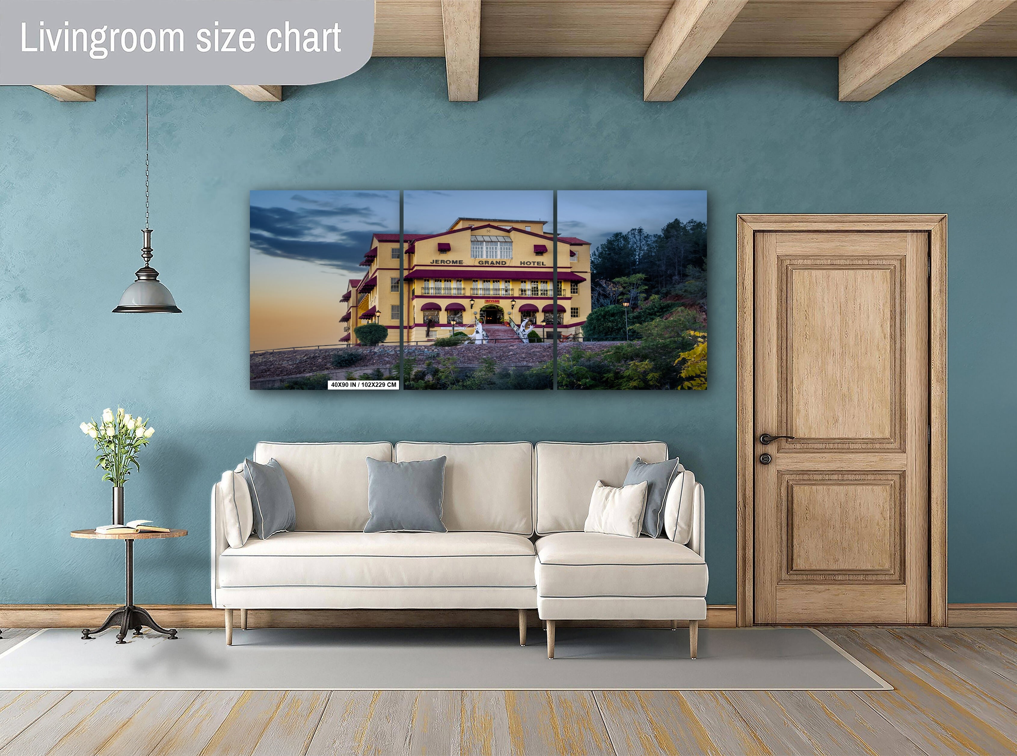 Jerome Grand Hotel Haunted Arizona Landmark Photography Wall Art