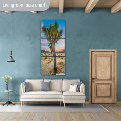 Joshua Tree Wall Art – California Desert Landscape Print | Ready to Hang Canvas