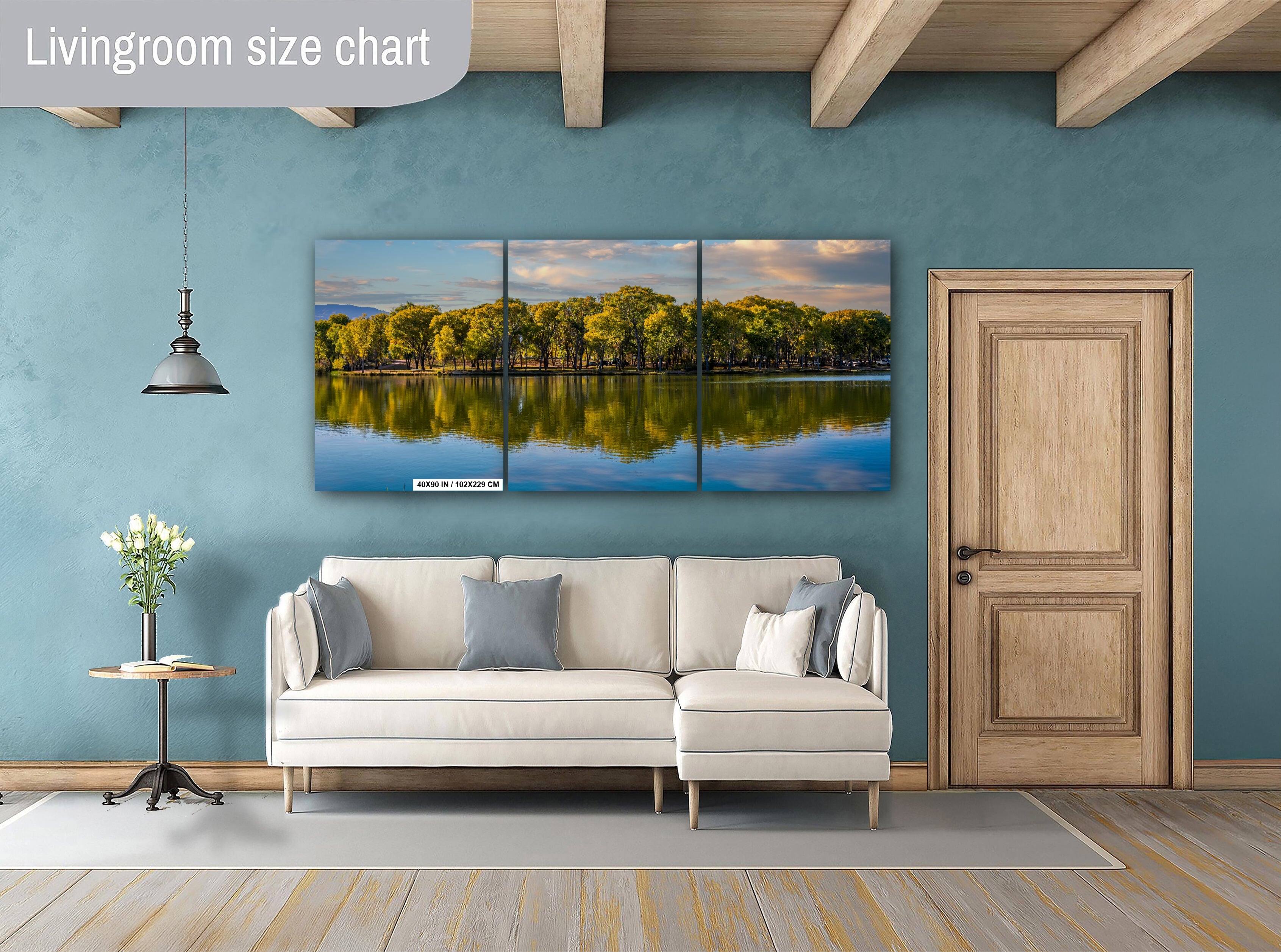 Lake Reflection: Cottonwood Arizona Nature Photography Wall Art